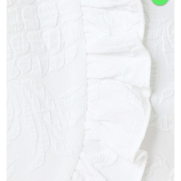 Lilly Pulitzer dress romper MAETHA RUFFLE RESORT WHITE PINEAPPLE  size 2 - Picture 4 of 4